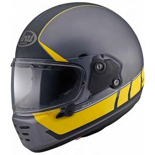 Arai Concept-X Speed Block Helmet - Matte Yellow - M - SKU:AH42SBY4
