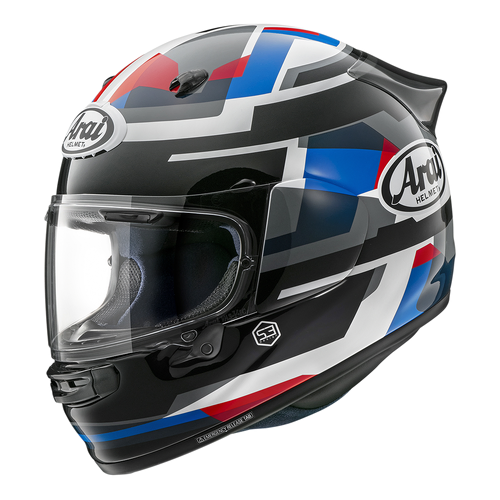 Arai Quantic Abstract Full Face Helmet - Blue - XS - SKU:AH43ABSBU2