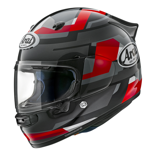 Arai Quantic Abstract Full Face Helmet - Red