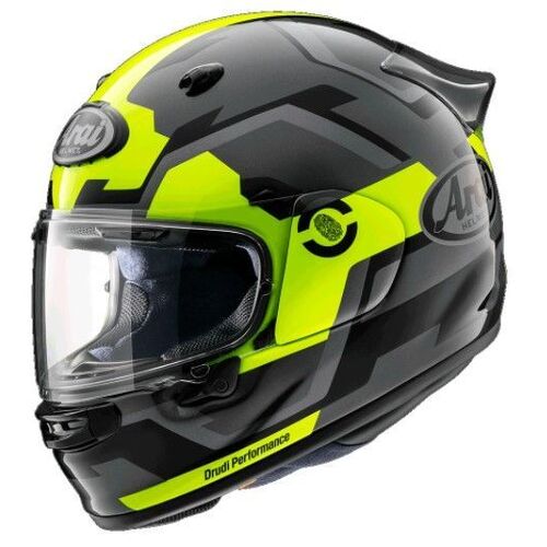 Arai Quantic Face Helmet - Fluro Yellow - S - SKU:AH43FYE3