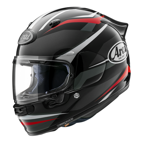 Arai Arai Quantic Ray Helmet - Black/White/Red/Grey - XS - SKU:AH43RABK2