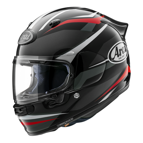 Arai Arai Quantic Ray Helmet - Black/White/Red/Grey
