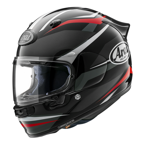 Arai Arai Quantic Ray Helmet - Black/White/Red/Grey
