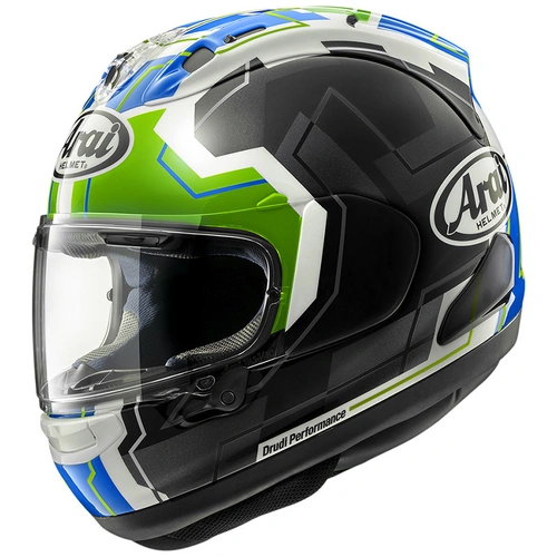 Arai RX-7V EVO JR65 Helmet - Green - S - SKU:AH44JR65GRN3