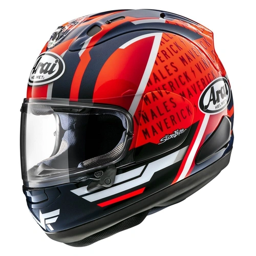 Arai RX-7V Evo Maverick GP5 Helmet - Red/Black - L - SKU:AH44MAV5