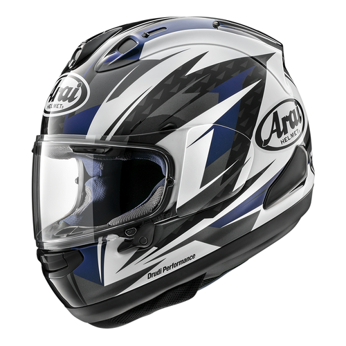 Arai RX-7V Evo Rush Helmet - Blue/White/Black