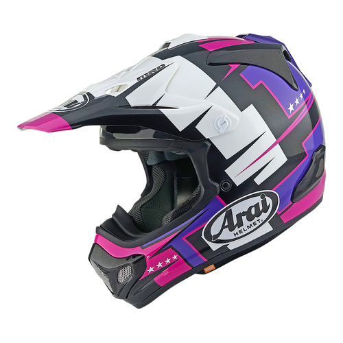 Arai MX-V Evo Battle MX Helmet - Purple - S - SKU:AH47BTP3