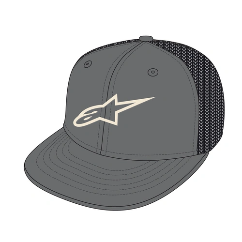 Alpinestars Corp Trucker Cap - Grey/Black - OS
