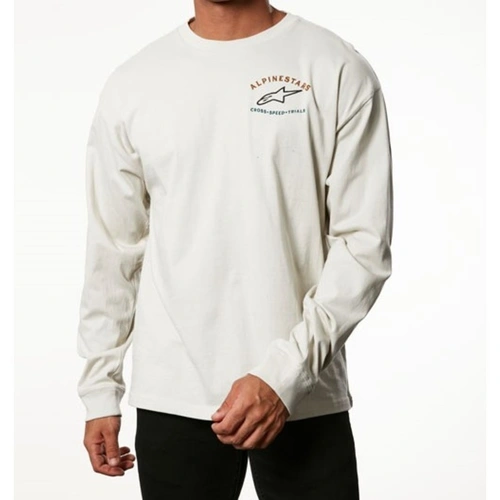 Alpinestars Full Face Ls Tee - Off White - S - SKU:AS1233712020473