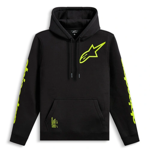 Alpinestars Triple Hoodie - Black - M - SKU:AS123551405001074