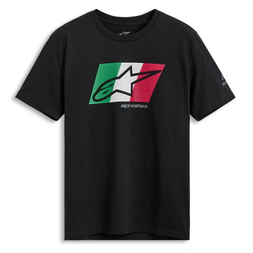 Alpinestars Global SS CSF T-Shirt - Black/Green/White/Red - M - SKU:AS123572345162374