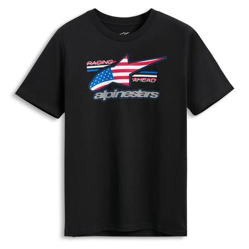 Alpinestars Nationals SS CSF T-Shirt - Black/Usa