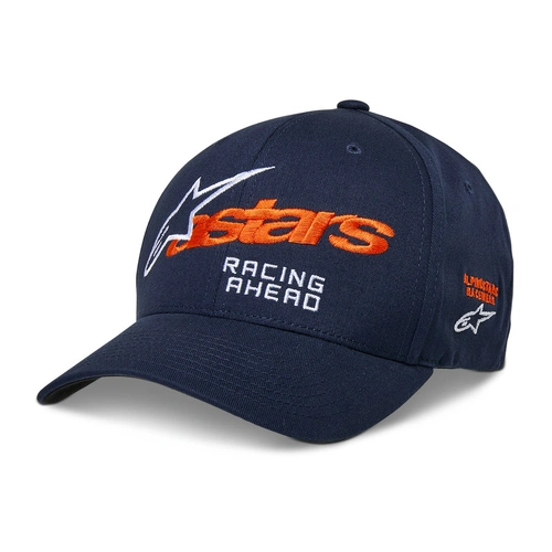 Alpinestars Entitled Hat - Navy/Orange - L/XL - SKU:AS123581405703284