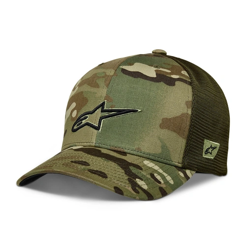 Alpinestars Recon Camo Trucker Hat - Green Camo - OS