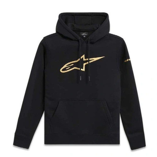 Alpinestars Gilded Hoodie - Black/Gold - M - SKU:AS124451480105974