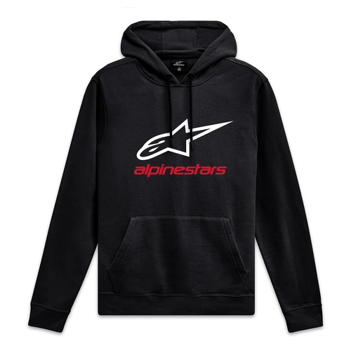Alpinestars Always Hoodie V3 - Black/White/Red - S