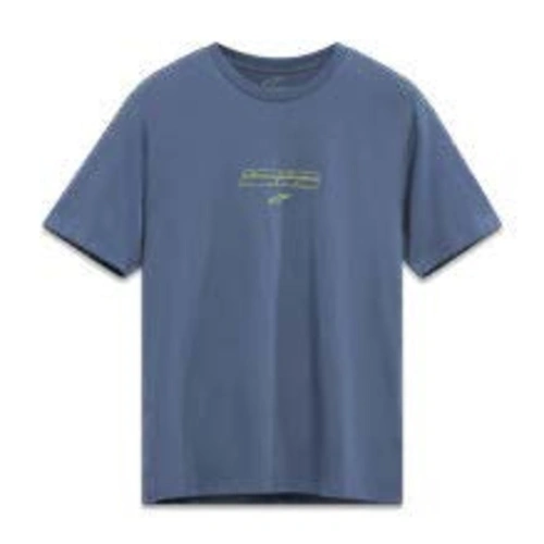 Alpinestars Bold Type Back CSF SS Tee - Slate Blue - L - SKU:AS124472020073475