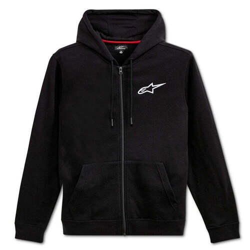 Alpinestars Ageless Chest Hoodie - Black/White - L - SKU:AS1253600102075