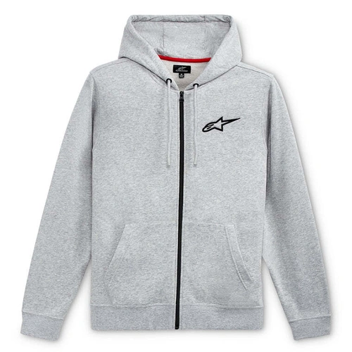 Alpinestars Ageless Chest Hoodie - Grey/Black - M - SKU:AS1253600112674