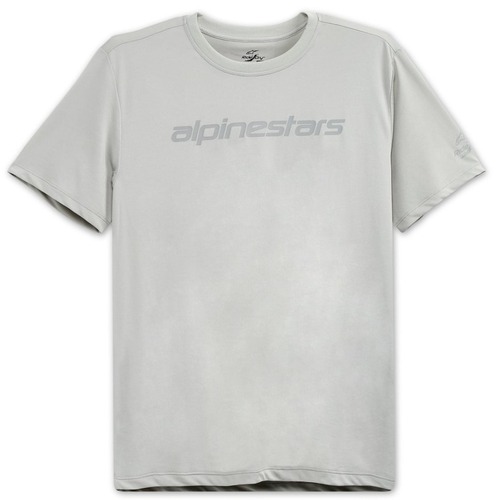 Alpinestars Linear Tech Tee - Silver - S - SKU:AS1275000001973