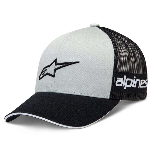 Alpinestars Back Straight Hat - Silver/Black - OS