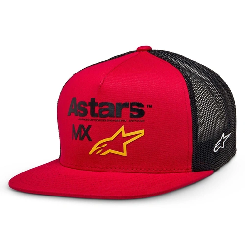 Alpinestars First Moto Trucker Hat - Red/Black - OS