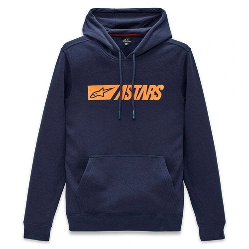 Alpinestars Reblaze Hoodie - Navy/Orange - S - SKU:AS1351660703273