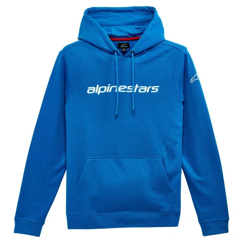 Alpinestars Linear Hoodie - Bright Blue - S - SKU:AS1351670722373