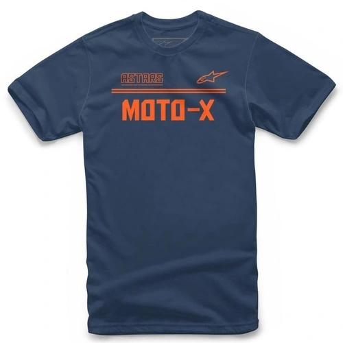 Alpinestars Moto-X Tee - Navy/Orange