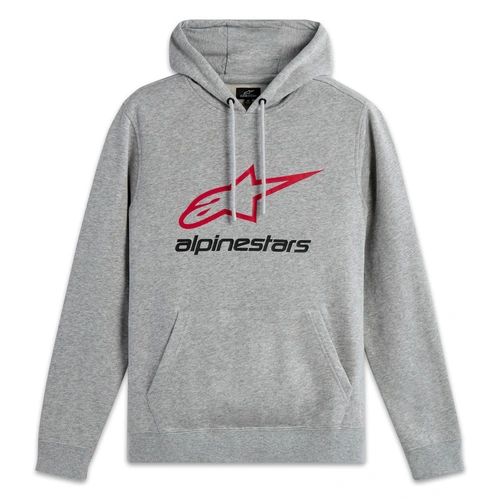Alpinestars Always 2.0 Hoodie - Grey Heather/Red