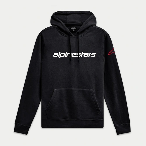 Alpinestars Linear Wordmark 2.0 Hoodie - Black/White/Red