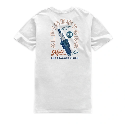 Alpinestars Sparky Csf Tee - White - S - SKU:AS1473146002073