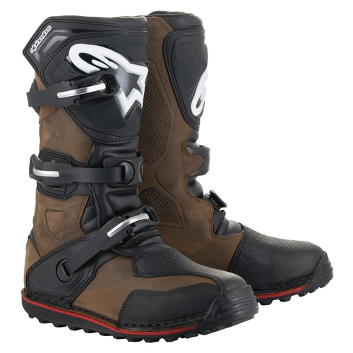 Alpinestars Tech T Trials Boot - Brown Oil - 10 - SKU:AS2004017081810