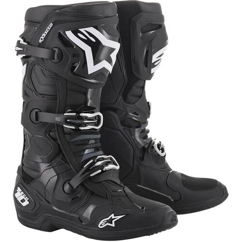 Alpinestars Tech 10 MX Boots - Black - 9 - SKU:AS2010020001009
