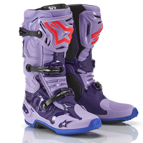 Alpinestars Tech 10 Boot - Violet/Lavender - 10 - SKU:AS2010020039810