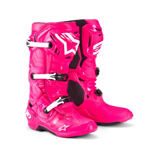 Alpinestars Tech 10 Boots  - Diva Pink/White - 9 - SKU:AS2010020381209