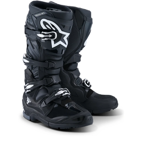 Alpinestars 2026 Tech 7 Enduro Boots - Black/Anthracite/White - 8 - SKU:AS2010426014008