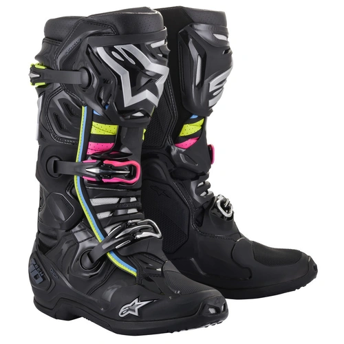 Alpinestars Tech 10 Supervented Boot - Black/Hue - 8 - SKU:AS2010520199108