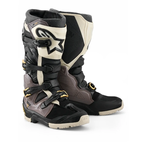 Alpinestars 2026 Tech 7 Enduro Drystar Boots - Black/Dark Grey/Gold