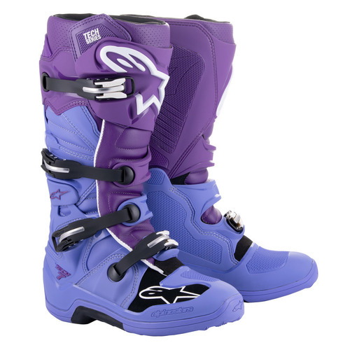 Alpinestars Tech 7 Boot - Purple/White - 7 - SKU:AS2012014033407