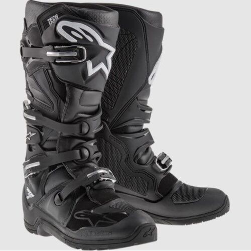 Alpinestars Tech 7 Enduro Boots - Black - 10 - SKU:AS201211401010