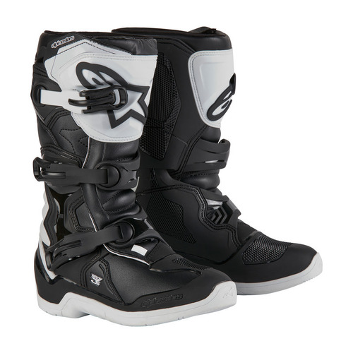 Alpinestars Tech 3S Youth Boot - White/Black - 2 - SKU:AS2014024002102
