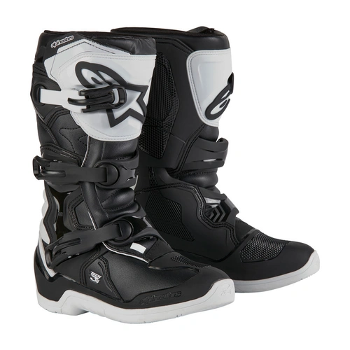 Alpinestars Tech 3S Youth Boot - White/Black - 5 - SKU:AS2014024002105