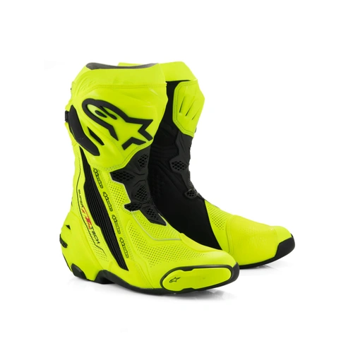 Alpinestars Supertech R V2 Vented Boot - Fluro Yellow/Black