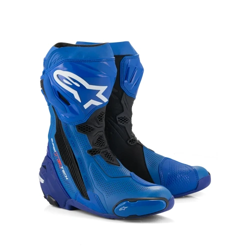 Alpinestars Supertech R Vented Motorcycle Boots - Blue/Black