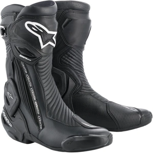 Alpinestars SMX Plus V2 Boots - Black - 41 - SKU:AS2221019001041