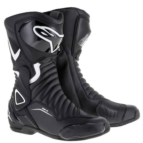 Alpinestars Stella SMX 6 V2 Black White Boots - SKU:AS222311712037