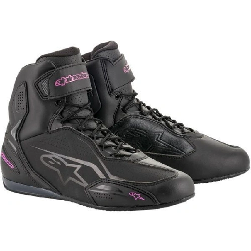 Alpinestars Faster V3 Womens Shoes - Black/Fuchsia - 11 - SKU:AS2510419103911
