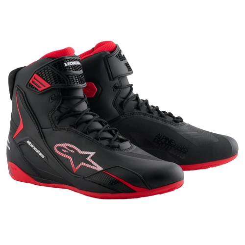 Alpinestars Honda Faster-4 Riding Shoes - Black/Red