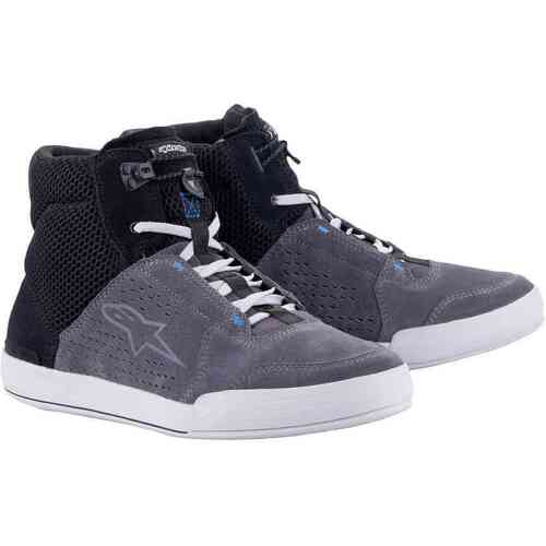Alpinestars Chrome Air Shoes - Black/Grey/Blue - 9 - SKU:AS2512522124709